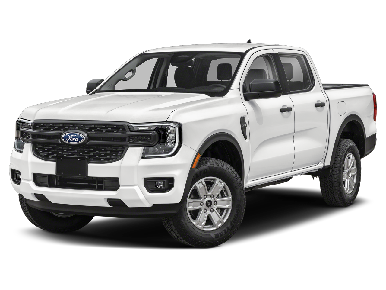 2024 Ford Ranger XL 2WD in Oxford White — front three-quarter view