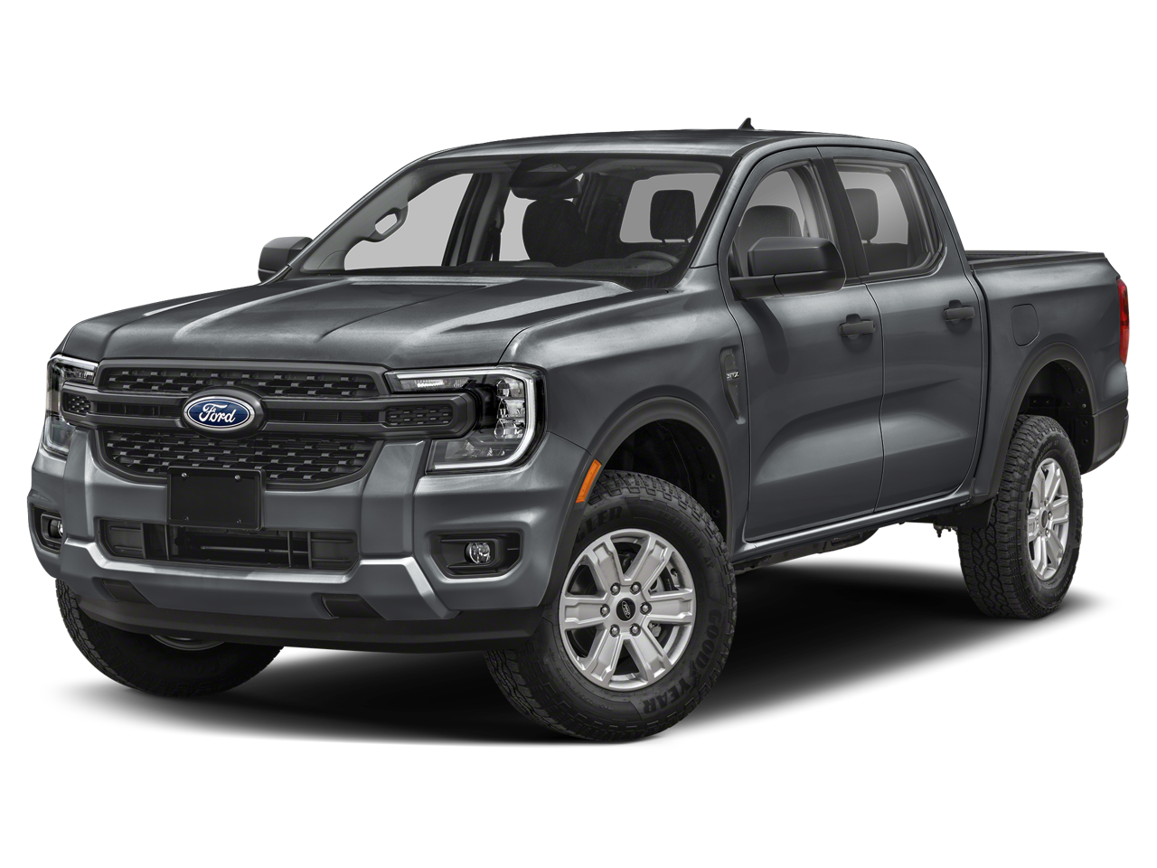 2025 Ford Ranger XL 2WD in Carbonized Gray Metallic — front three-quarter view
