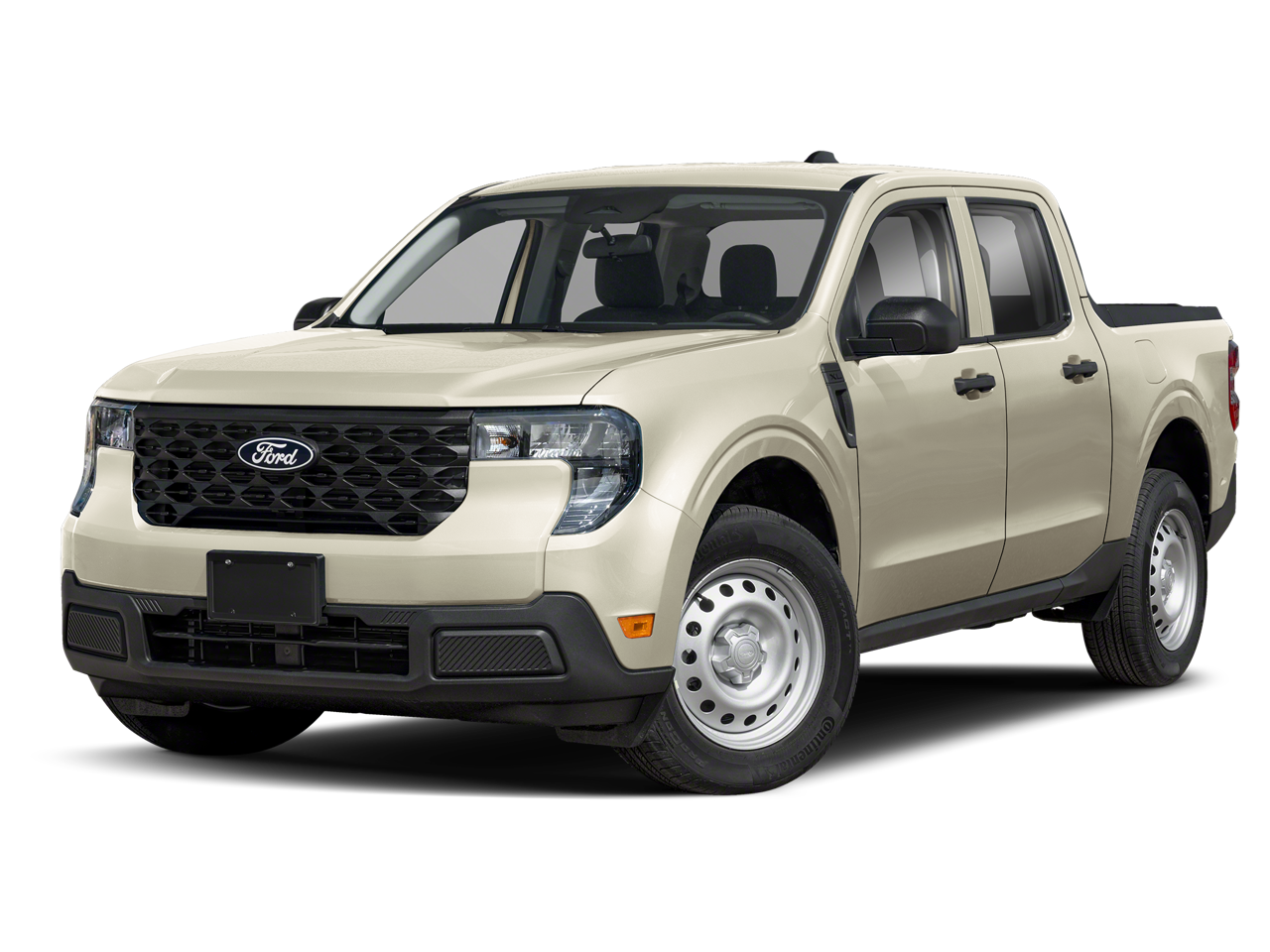 2025 Ford Maverick XL in Desert Sand — front three-quarter view