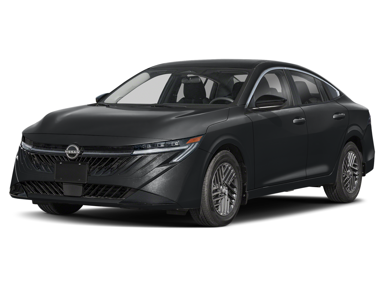2026 Nissan Sentra SV in Super Black — front three-quarter view
