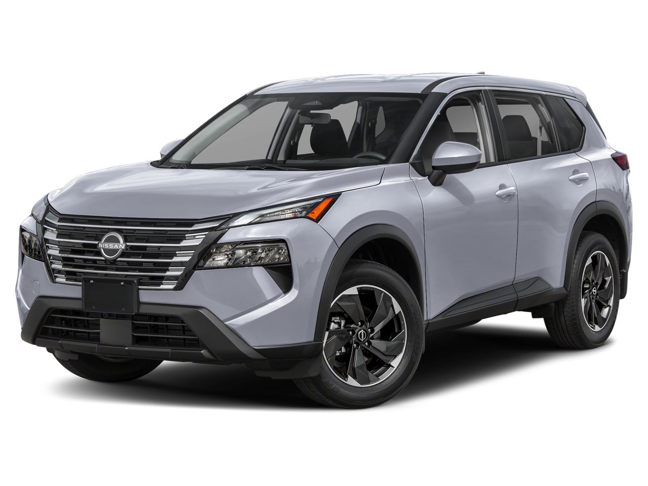2026 Nissan Rogue Dark Armor in Boulder Gray Pearl — front three-quarter view