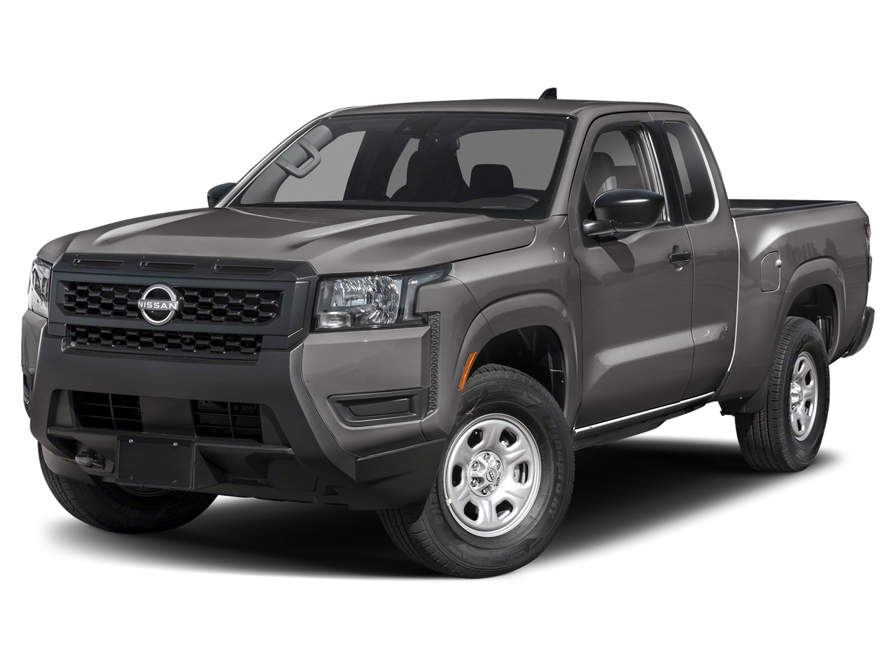 2026 Nissan Frontier S in Gun Metallic — front three-quarter view
