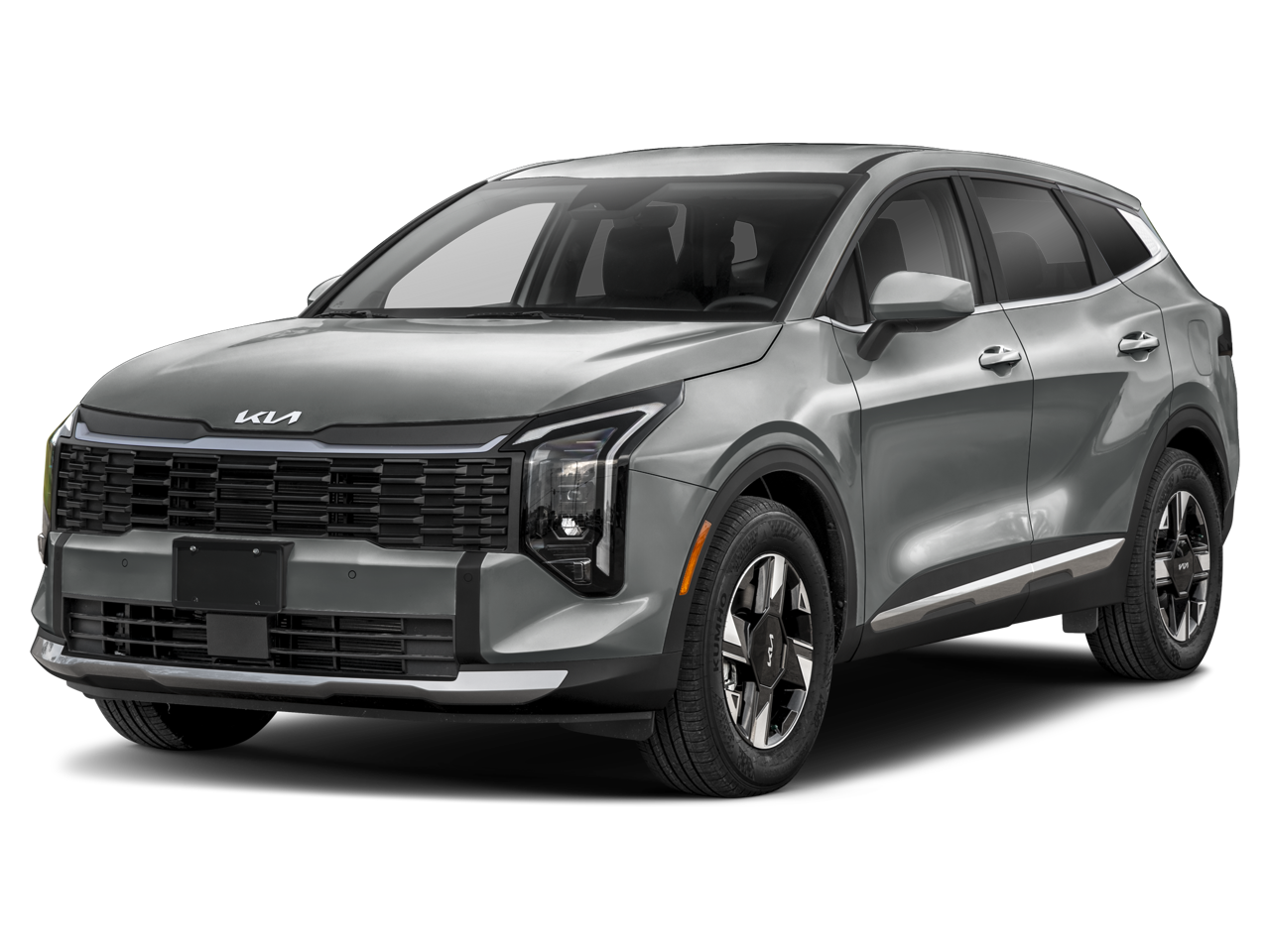 2026 Kia Sportage LX in Snow White Pearl — front three-quarter view